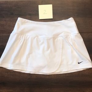 Nike White tennis skirt with front flap